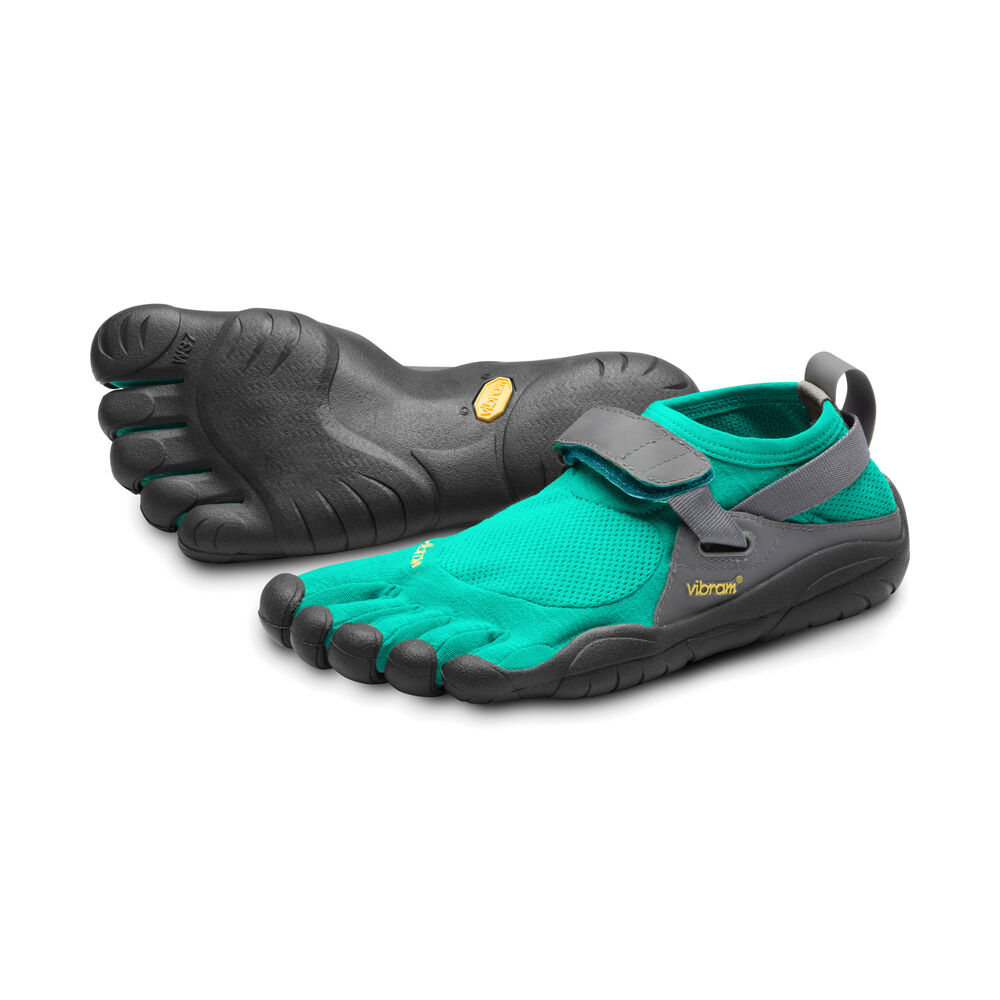 Vibram Fivefingers KSO Bayan Spor Ayakkabı Mavi/Yeşil,SD7802649